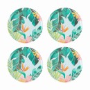 4-Pack-Floral-Birds-Dinner-Plates Sale