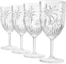 4-Clear-Palm-Acrylic-Wine-Glasses Sale