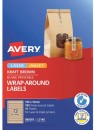 Avery-Wrap-Around-Kraft-Brown-Labels Sale