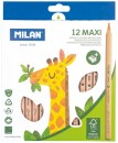 Milan-FSC-Maxi-Tri-Coloured-Pencils-12-Pack Sale