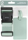 Otto-Luggage-Tag-and-Strap-Set-Green Sale