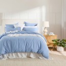 Australian-Cotton-Blue-Quilt-Cover-Set-by-Habitat Sale