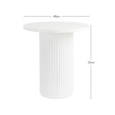 Tully-White-Fluted-Side-Table-by-Habitat Sale