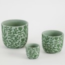 Vine-Green-Cement-Decorative-Pot-by-Habitat Sale