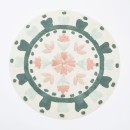 Floral-Bloom-Round-Sage-Green-Bath-Mat-by-Habitat Sale