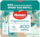 Huggies-Baby-Wipes-Refill-400-Pack-Selected-Varieties Sale