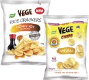 Vege-Chips-100g-or-Rice-Crackers-75g Sale