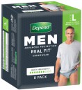 Depend-Real-Fit-Underwear-Men-Large-8-Pack Sale