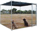 Galvanised-Pet-Enclosure-with-Sun-Shade-229x229x180cm Sale