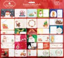 Christmas-Labels-120pk-Glitter Sale