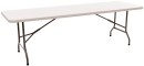 Table-Rectangle-24m-White-Plastic-for-HIRE-Seats-10-Ea Sale