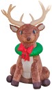 NEW-Inflatable-Reindeer-Sitting-Plush-Giant-21m-Ea Sale