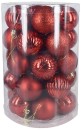 NEW-Christmas-Balls-Red-Assortment-6cm-Pk-34 Sale