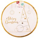 NEW-Christmas-Plate-Gold-Christmas-22cm-Pk10 Sale