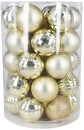 NEW-Christmas-Balls-Gold-Assortment-6cm-Pk-34 Sale