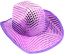 Hat-Cowboy-Cerise-Sequin-Ea Sale