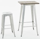 NEW-Bar-Table-Solid-Wooden-Top-60cmx-107cm-HIRE-Ea Sale