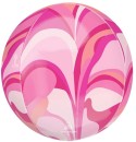 NEW-Balloon-Foil-Orbz-Macro-Marble-Pink-38cm-x-40cm-Ea Sale