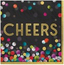 NEW-New-Year-Cheers-Confetti-Beverage-Napkin-Pk-40 Sale