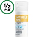 Invisible-Zinc-Sport-Mineral-Sunscreen-SPF50-100ml Sale