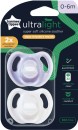 Tommee-Tippee-Ultra-Light-Silicone-Soother-0-6-Months-2-Pack Sale