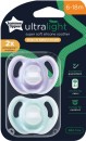 Tommee-Tippee-Ultra-Light-Silicone-Soother-6-18-Months-2-Pack Sale