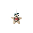 Christmas-Traditional-Woodland-3D-Hessian-Star Sale