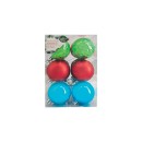 Christmas-Traditional-60mm-Felt-Baubles-Pk-6-Assorted Sale