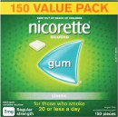 Nicorette-Quit-Smoking-Nicotine-Gum-2mg-Classic-150-Pieces-Value-Pack Sale