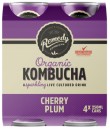 Remedy-Organic-Kombucha-Cherry-Plum-4x250ml Sale