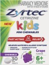 Zyrtec-Kids-Fast-Acting-Allergy-Hayfever-Relief-Grape-30-Chewable-Tablets Sale