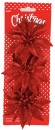 Poinsettia-Clip-3-Pack-Assorted Sale