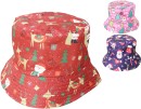 Christmas-Bucket-Hat-Assorted-Fun-Patterns-Fully-Lined Sale