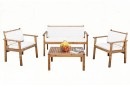 NEW-Wooden-Outdoor-Setting-4-Piece Sale