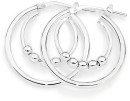 Sterling-Silver-Italian-Made-5-Ball-Hoops Sale