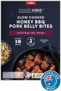 Coles-Made-Easy-Slow-Cooked-Pork-Belly-Bites-in-BBQ-Honey-500g Sale