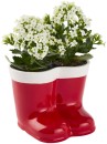 Potted-Ceramic-Santa-Boots Sale