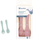 Guardian-Silicone-Spoon-Fork-Set-Dusty-Berry Sale