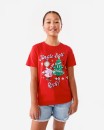 Christmas-Print-T-Shirt-Red-Jbell Sale