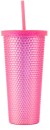 Pink-Textured-Smoothie-Tumbler Sale