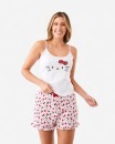 Hello-Kitty-License-Sleeveless-Rib-Pyjama-Set Sale