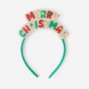 Merry-Christmas-Headband-Green Sale