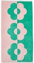 Kids-Indi-Daidy-Jacquard-Beach-Towel-GreenPink Sale