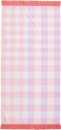 Kids-Margo-Gingham-Beach-Towel-Pink-Purple Sale