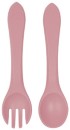 Guardian-Silicone-Spoon-Fork-Set-Dusty-Berry Sale