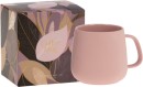 Bramble-Bay-Peacock-Coffee-Mug-Pink Sale