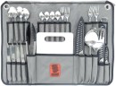 NEW-Rough-Country-Canvas-Cutlery-Roll-24-Piece-Stainless-Steel Sale