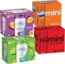 Coca-Cola-Fanta-or-Sprite-Soft-Drink-or-Mt-Franklin-Lightly-Sparkling-Water-Mini-Cans-6x250mL Sale