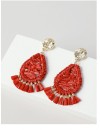 Piper-Raffia-Drop-Earrings Sale