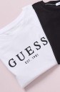 Guess-1981-Rolled-Cuff-Tee-in-White Sale